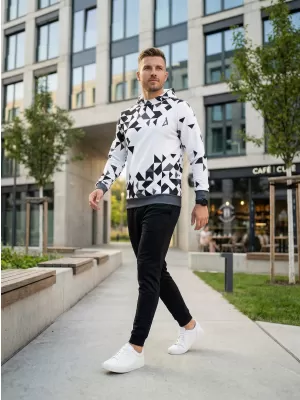 Hochwertiges Funktions-Sweatshirt für Herren ALTISPORT VOJ/ALM108MI01 WEIß