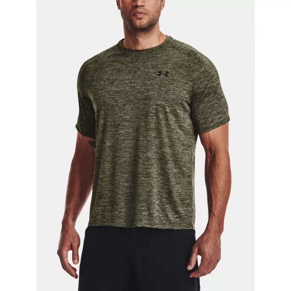  Herren-T-Shirt UNDER ARMOUR UA TECH 2.0 SS TEE 1326413-390 GRÜN 