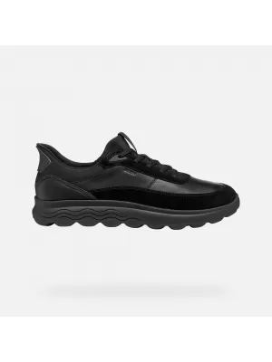 Herren-Sneaker GEOX SPHERICA PLUS G011482 SCHWARZ