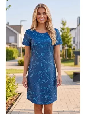 Erweitertes Premium-T-Shirt für Damen ALTISPORT VOJ/ALW084SAT02 BLAU