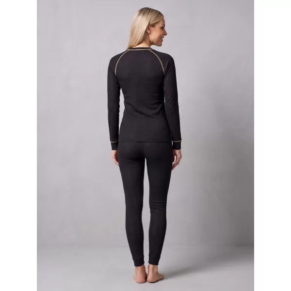  Thermo-Set für Damen ALTISPORT GOLDA SCHWARZ/GOLD 