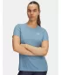 Damen-T-Shirt UNDER ARMOUR TECH RIB SSC 1389852-418 BLAU