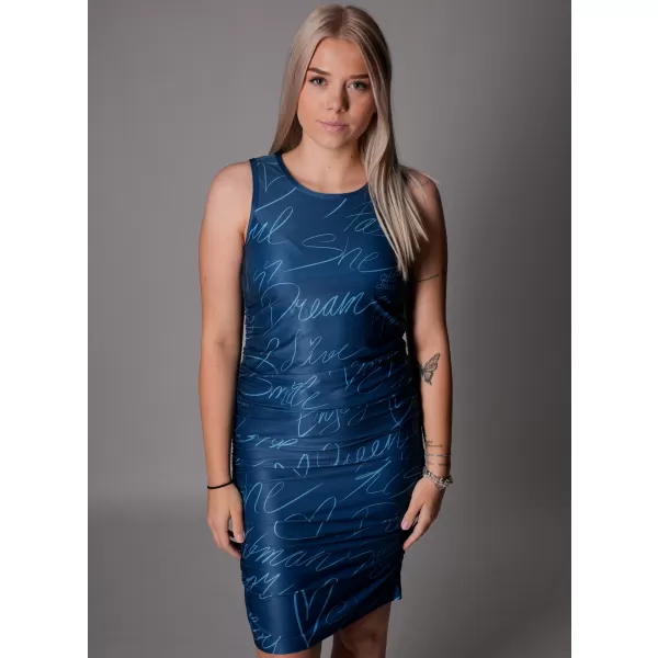  Premium-Kleid für Damen ALTISPORT VOJ/ALW084SAT03 BLAU 
