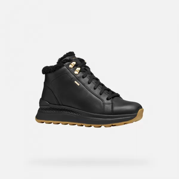  Damen-Sneaker GEOX SPHERICA ACTIF X2 G009708 SCHWARZ 