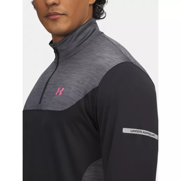  Herren-T-Shirt UNDER ARMOUR UA TECH UTILITY 1/4 ZIP 6004963-001 SCHWARZ 