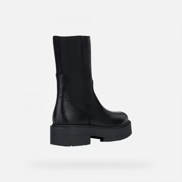  Damen-Stiefeletten GEOX SPHERICA EC7 SCHWARZ 