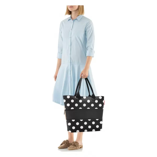  Handtasche REISENTHEL SHOPPER E1 PUNKTE WEIß 