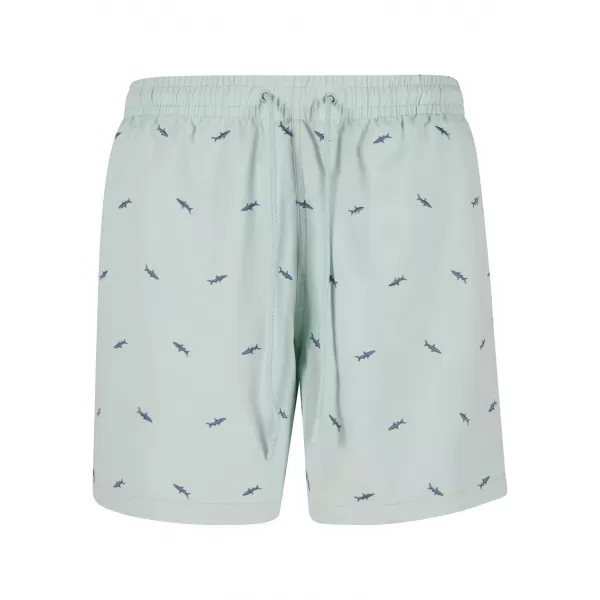  Badeshorts URBAN CLASSICS TB2680 FROT MARTE/VINTAGE BLUE 