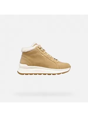 Damen-Sneaker GEOX SPHERICA ACTIF X2 G009706 HELLBRAUN