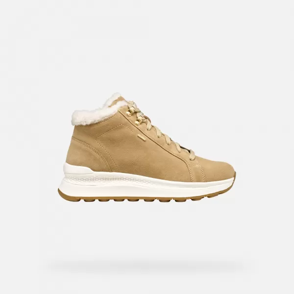  Damen-Sneaker GEOX SPHERICA ACTIF X2 G009706 HELLBRAUN 