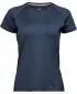 Damen-T-Shirt TEE JAYS | TJ 7021 MARINEBLAU MELIERT