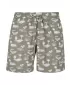 Badeshorts URBAN CLASSICS TB2679 BLASSE OLIVE/WEIß