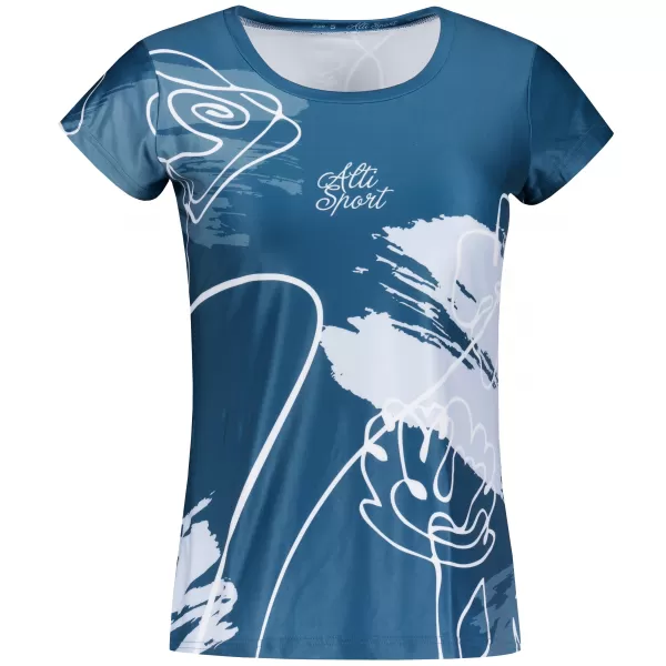  Damen Freizeitshirt Premium ALTISPORT VOJ/ALW120TR06 DUNKELBLAU 