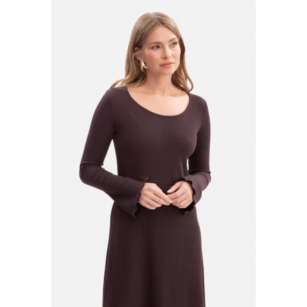  Kleid BEWEAR B308 DUNKLE SCHOKOLADE 