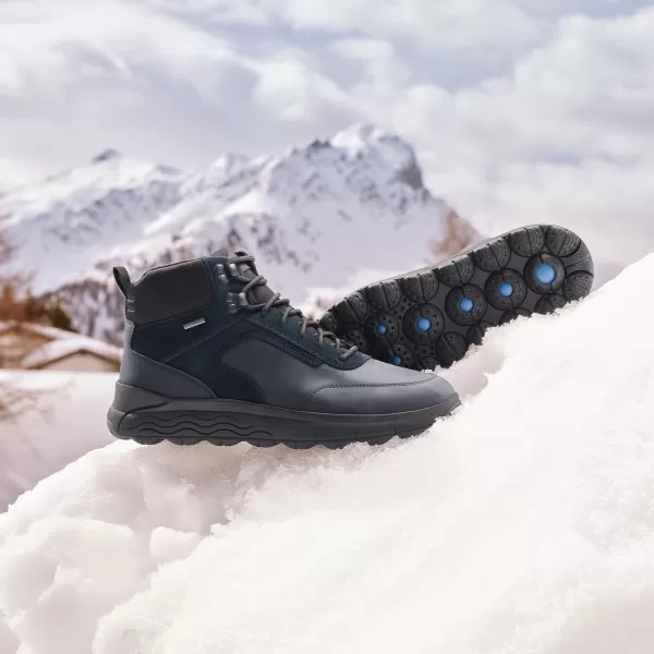  Herren-Stiefeletten GEOX SPHERICA 4X4 ABX DUNKELBLAU 