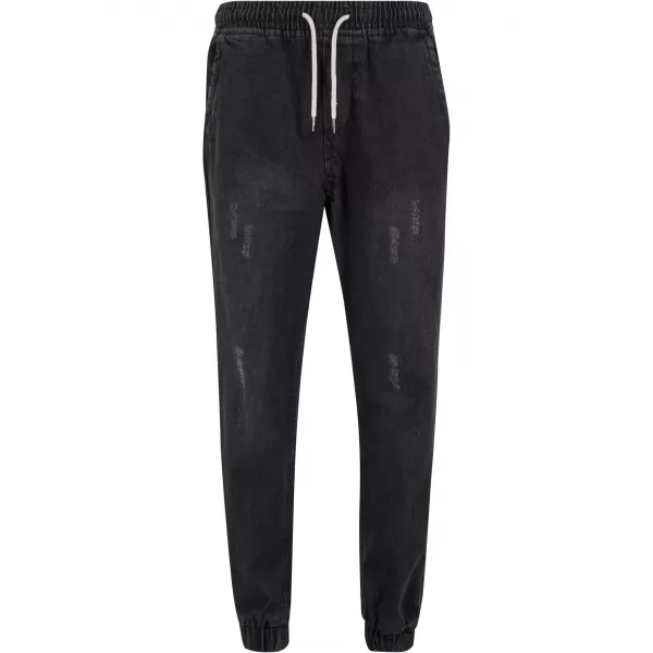  Herrenjeans URBAN CLASSICS TB7296 SCHWARZ GEWASCHEN 