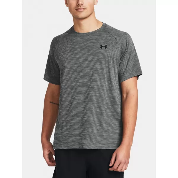  Herren-T-Shirt UNDER ARMOUR UA TECH TEXTURED SS 1382796-025 GRAU 