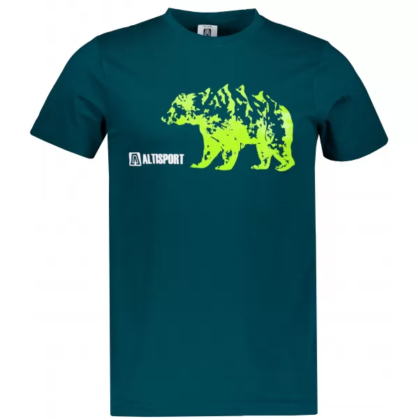  Herren t -Shirt mit kurzen Ärmeln ALTISPORT ALM193129 KEROSIN 