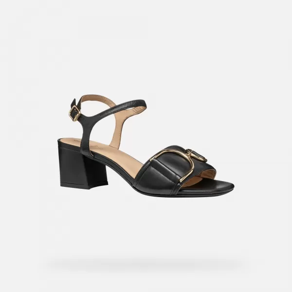  Damensandalen GEOX NEERAKLIA 50 SCHWARZ 