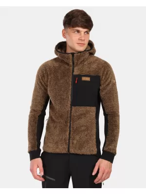 Fleece-Sweatshirt für Herren KILPI NORKA-M ZM0204KI BRAUN