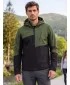 Herren -Softshelljacke ALTISPORT GAN KHAKI/SCHWARZ