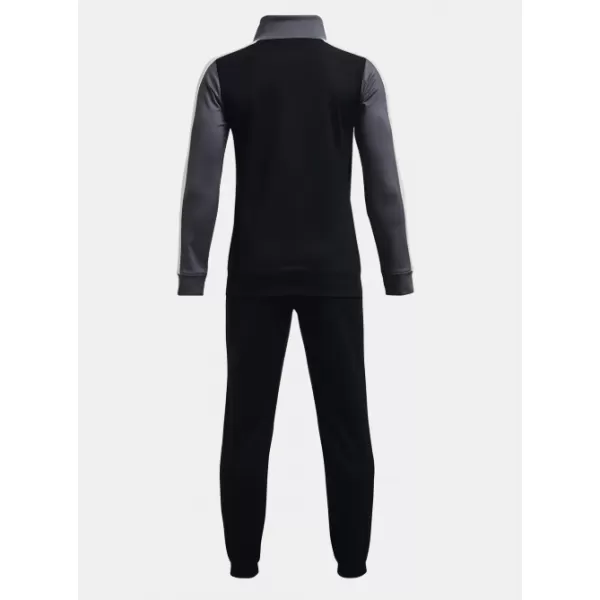  Jungen-Set UNDER ARMOUR UA RIVAL CB KNIT TRACK SUIT 1373978-044 GRAU 