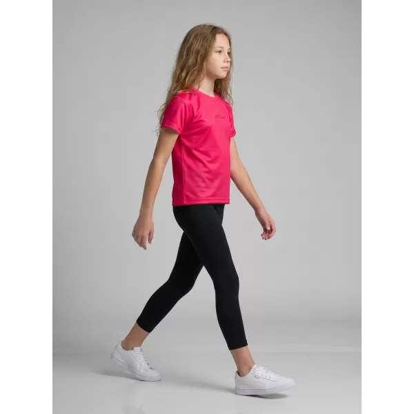 Funktionaler t -Shirt -Prämie von Kindern ALTISPORT VOJ/ALK075TR01 LEUCHTEND ROT 