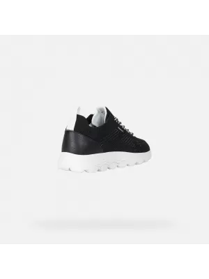 Damen-Sneaker GEOX SPHERICA SCHWARZ