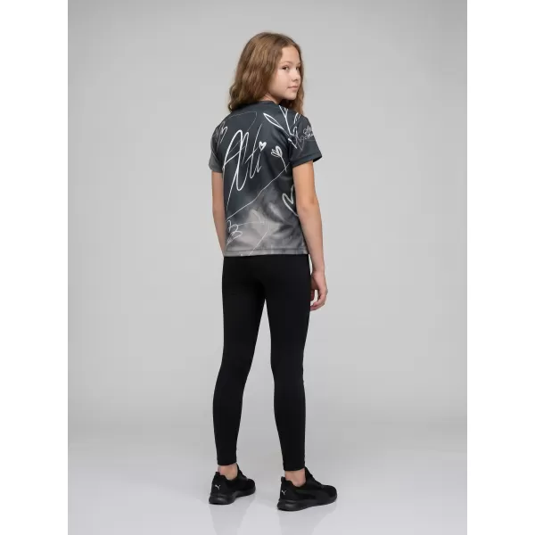 Funktionaler t -Shirt -Prämie von Kindern ALTISPORT VOJ/ALK083TR01 SCHWARZ UND WEIß 