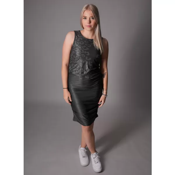 Premium-Kleid für Damen ALTISPORT VOJ/ALW047SAT03 SCHWARZ 