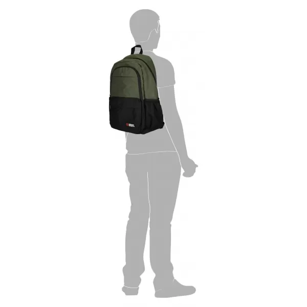  Rucksack ENRICO BENETTI HAMBURG NOTEBOOK BACKPACK 23 L OLIVE 