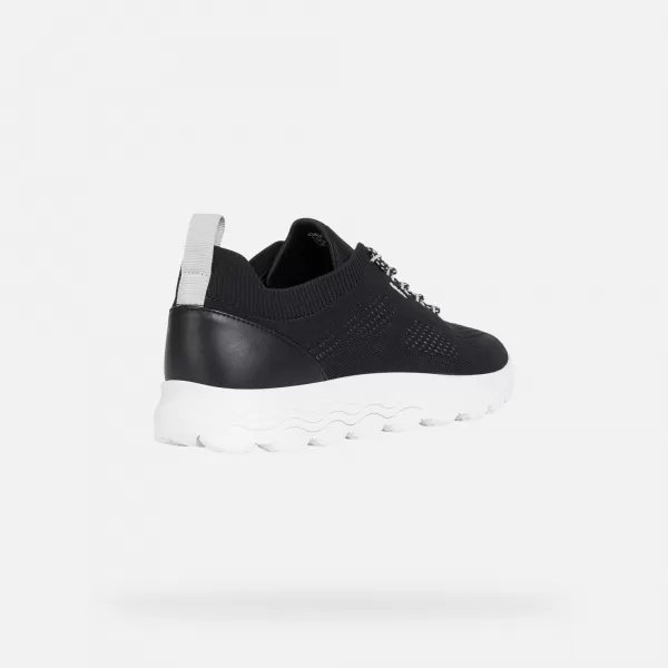  Herren-Sneaker GEOX SPHERICA G002565 SCHWARZ 