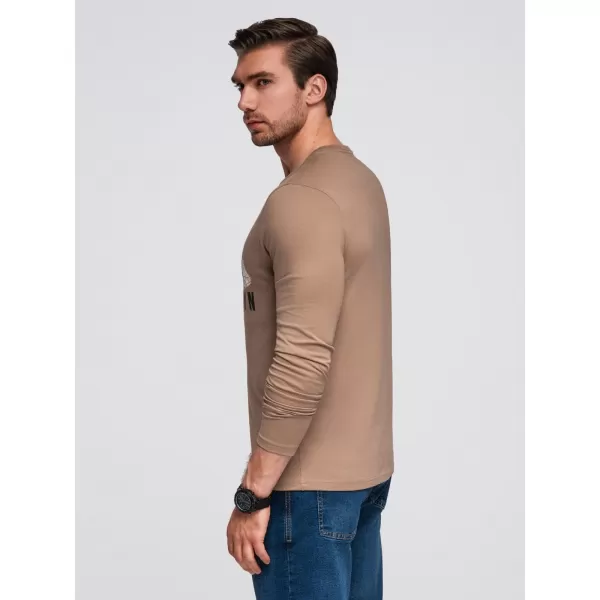  Hemd OMBRE OM-LSPT-0131 HELLBRAUN 