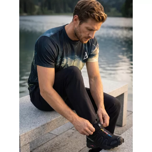  Herren Freizeithemd Premium ALTISPORT VOJ/ALM116TR06 DUNKLER WALD 