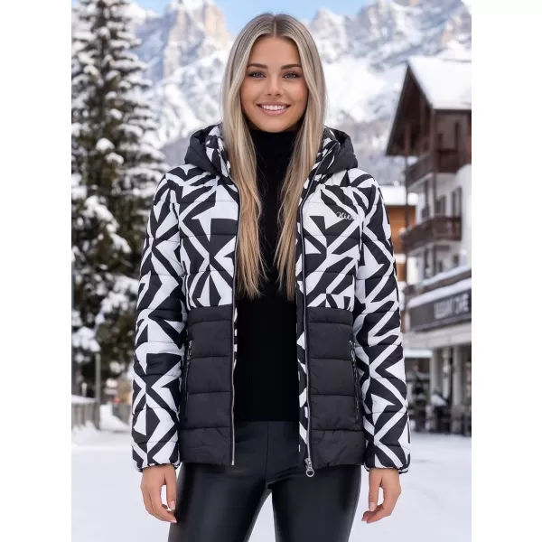  Damenjacke KIXMI VERONICA SCHWARZ/WEIß 
