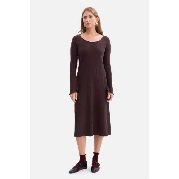  Kleid BEWEAR B308 DUNKLE SCHOKOLADE 