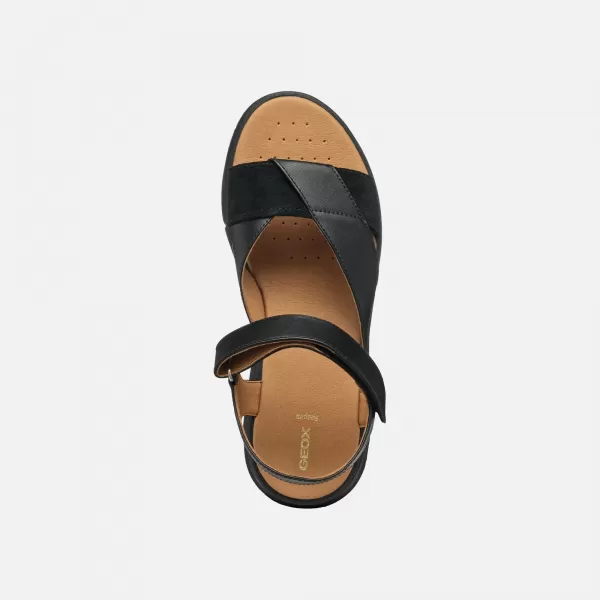  Damensandalen GEOX DANDRA 40 SCHWARZ 