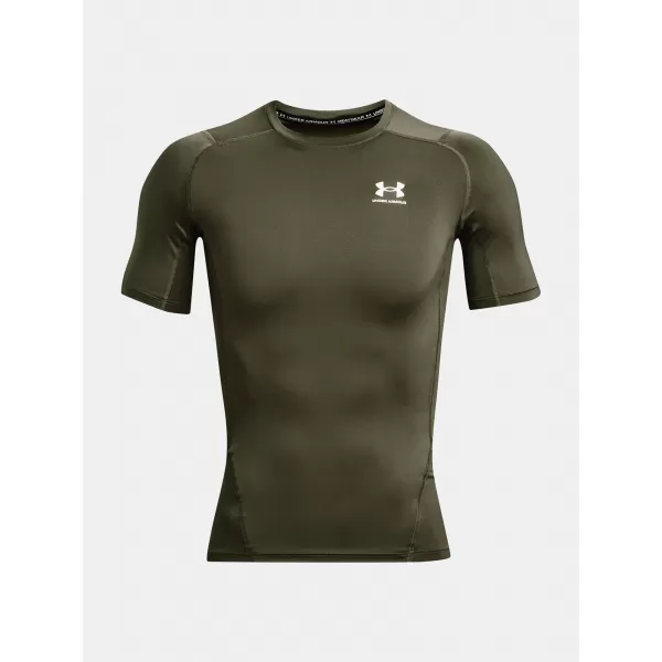  Herren-T-Shirt UNDER ARMOUR UA HG ARMOUR COMP SS 1361518-390 GRÜN 