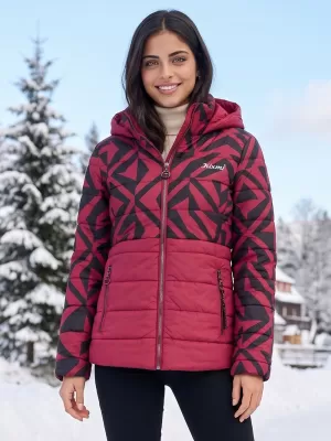 Damenjacke KIXMI VERONICA BURGUND