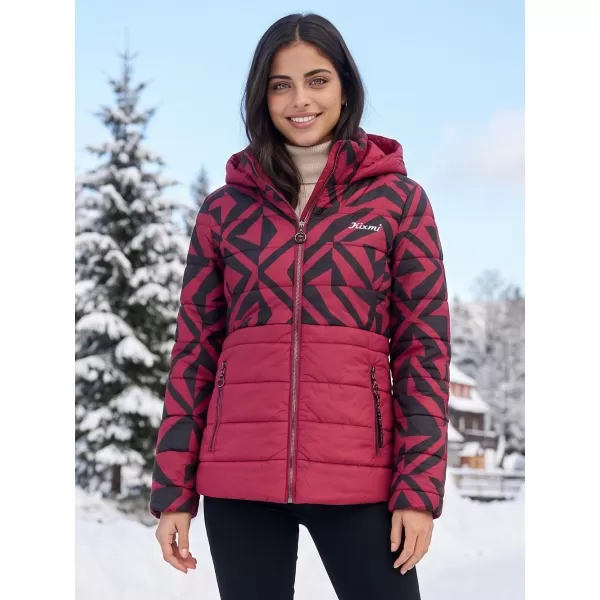  Damenjacke KIXMI VERONICA BURGUND 