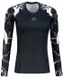 Frauen funktionales t -Shirt mit langen Ärmeln Premium ALTISPORT VOJ/ALW114TR03 SCHWARZ