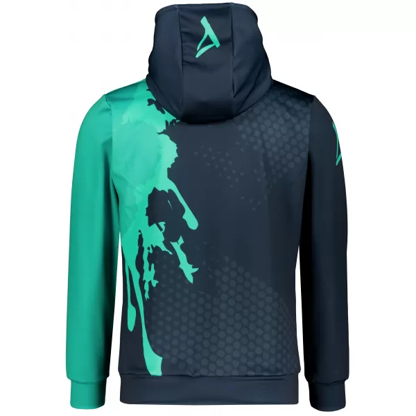  Funktionaler Sweatshirt -Premium von Männern ALTISPORT VOJ/ALM112MI01 SCHWARZ-TYRKYS 