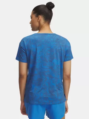 Damen-T-Shirt UNDER ARMOUR VANISH ENERGY SS 2.0 PRINT 1389222-402 BLAU