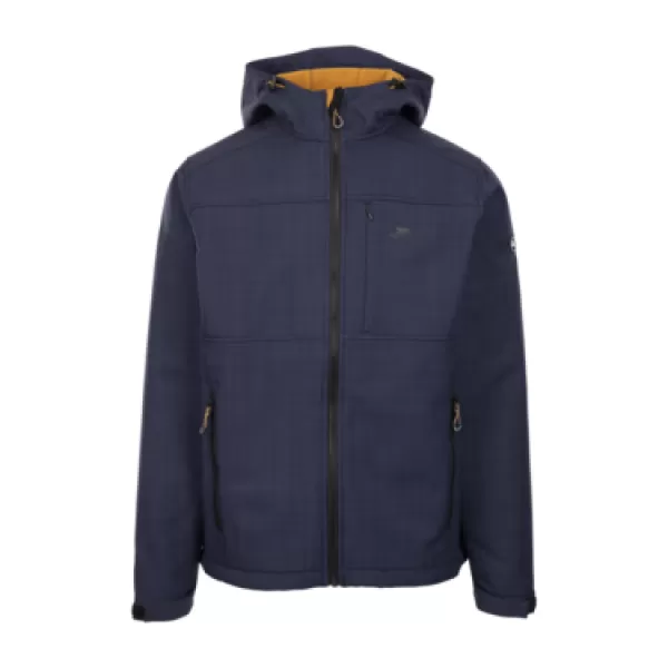  Herren-Softshelljacke TRESPASS PIBER MARINEBLAU MELIERT 