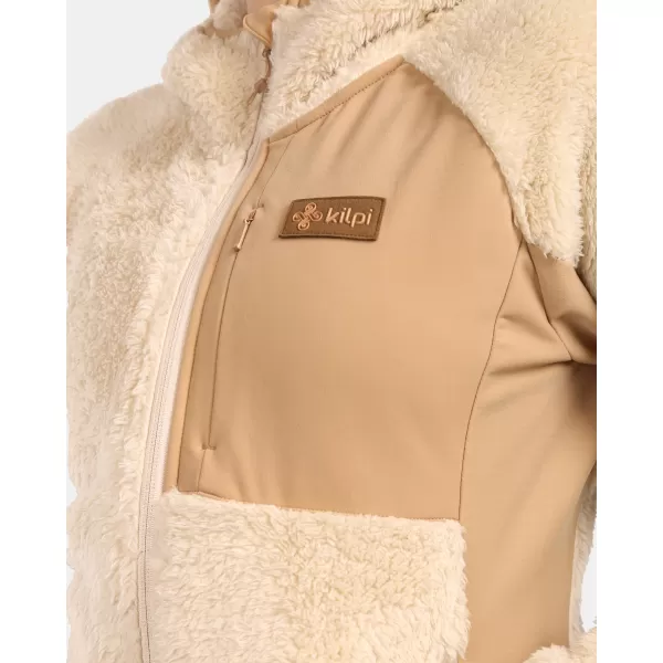  Fleece-Sweatshirt für Damen KILPI NORKA-W ZL0204KI BEIGE 