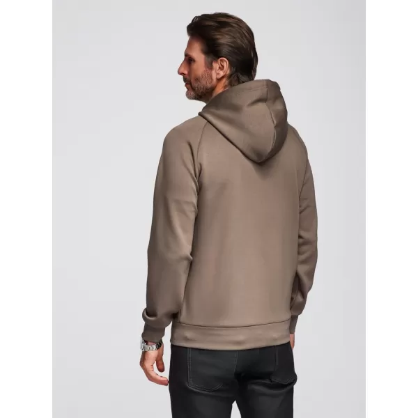  Herren-Sweatshirt OMBRE OM-SSZP-0216 GRAUBRAUN 