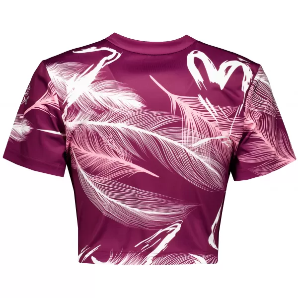  Premium-Crop-Top für Damen ALTISPORT VOJ/ALW001TR07 FUCHSIOVÁ FUCHSIE 