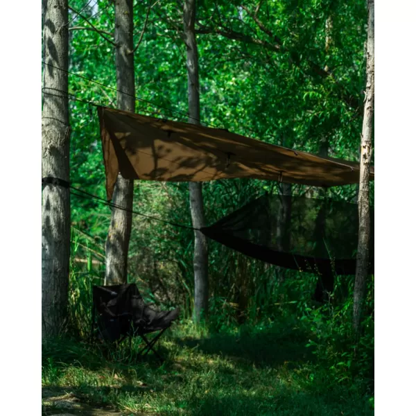  Unterschlupf PENTAGON WILD TARP 3X3M D19026 BRAUNGRAU 