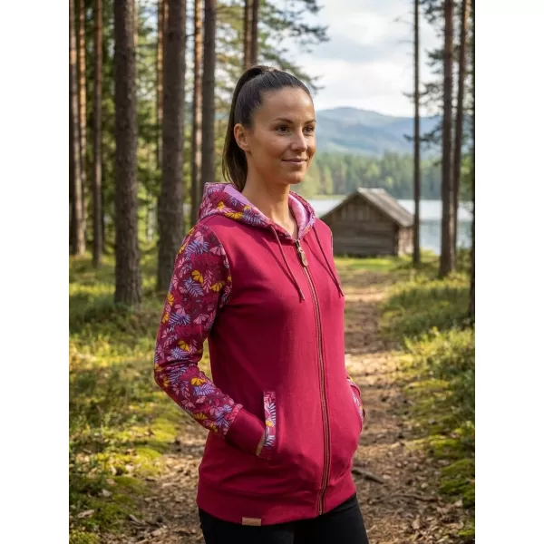  Damen-Sweatshirt ALTISPORT GALAH BURGUND 