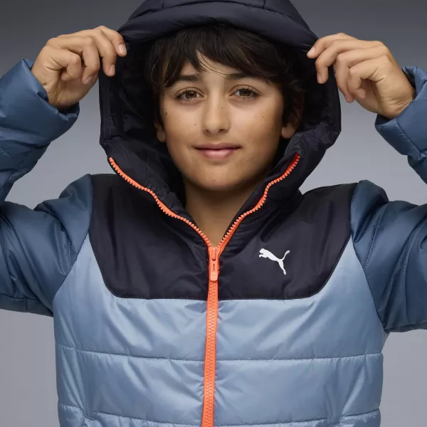 Jacke PUMA ESS HOODED PADDED JACKET 68522634 COOL BLAU 